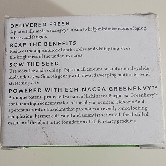 FARMACY Dew It In Total Eye Cream NEW 15ml/0.5fl oz - Picture 6 of 9